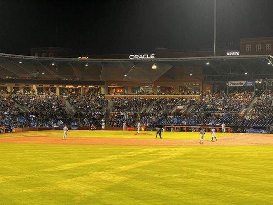 From near center field, section 132