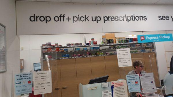 a second shot of the pharmacy counter