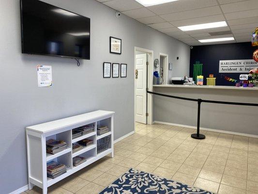 Front desk, we take VA. Injury patients and CDL medical card $65