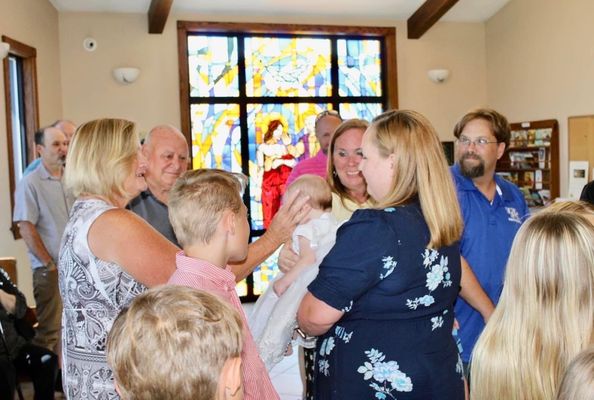 5th born daughter at her baptism