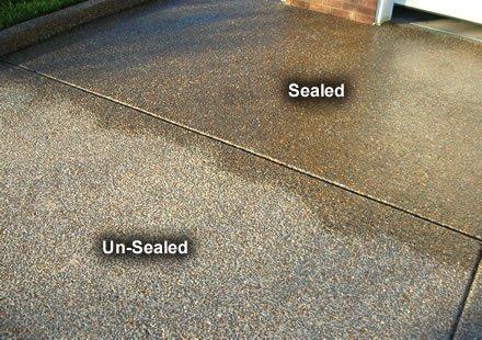 Sealing aggregated driveways!