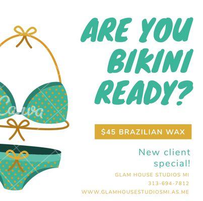 New client Brazilian wax