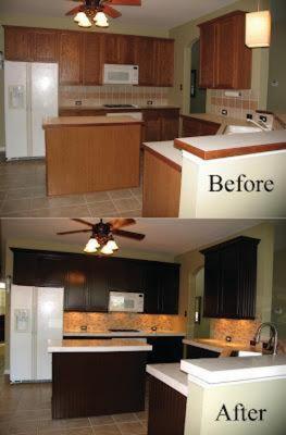 Kitchen remodel I did. Wish they would of let me do the flooring though. Still looks pretty good.