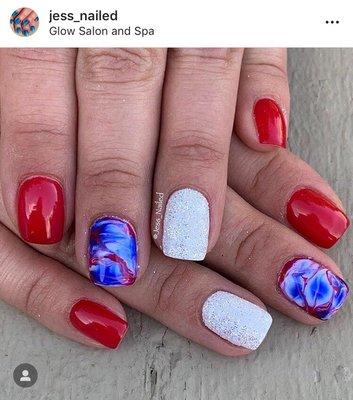 4th of July Nails