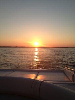 Join us and enjoy the sunset on Lake Lewisville.