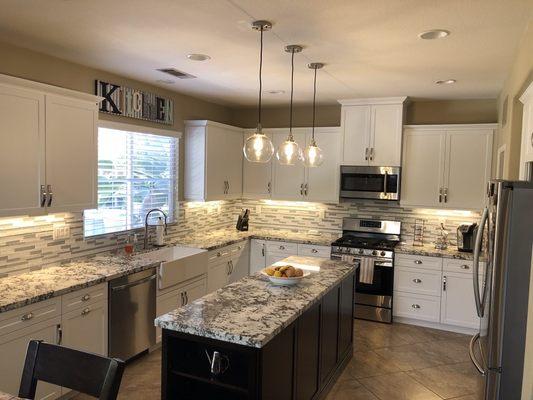 Island, New countertops