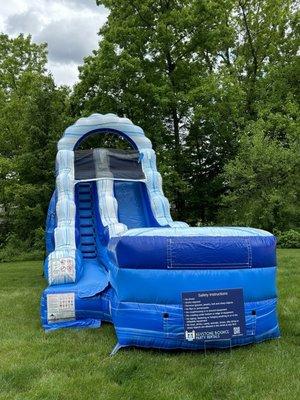 Inflatable slide