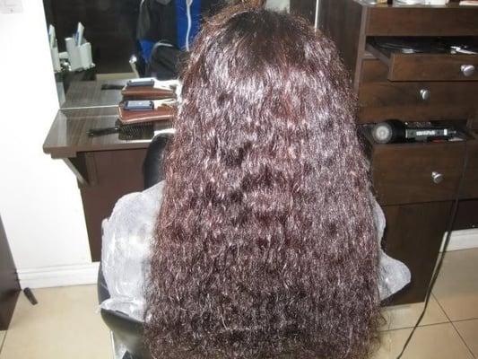 this is before the brazilian keratin treatment