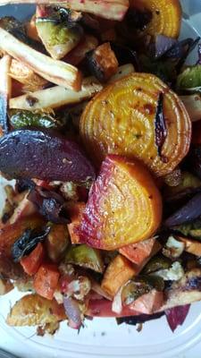 Apple cider vinaigrette Roasted Vegetables