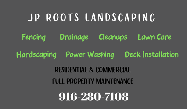 JP Roots Landscaping