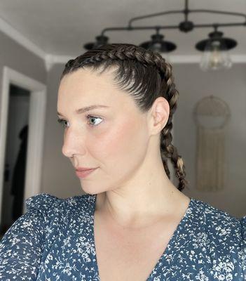 Dutch braids