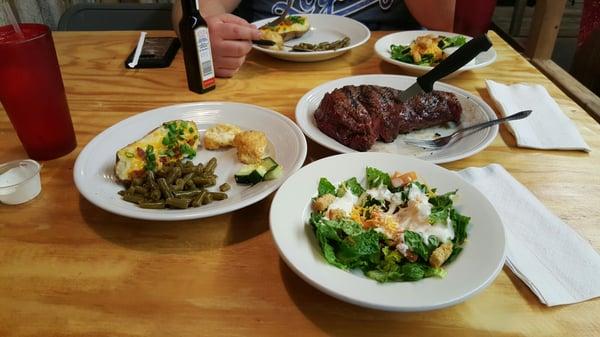 Steak for two!