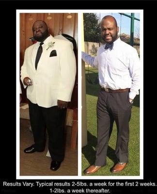 Chris dropped 96 lbs