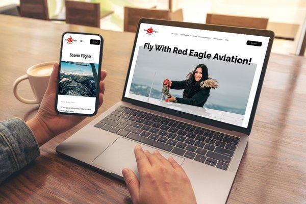 Red Eagle Aviation Website