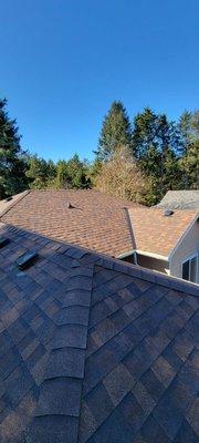 Nice brown wood shingles