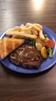 Hamburger steak.