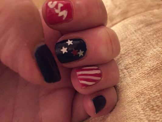 Olympic manicure