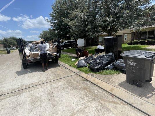 Curbside pickup, miscellaneous trash