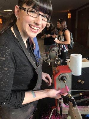 One of our volunteers helping out at the Omni Hotel in Asheville North Carolina. Thanks again Cheney!