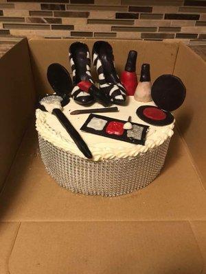 Makeup cake