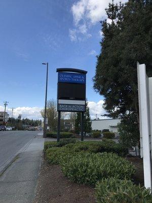 Street Sign facing West on 220th