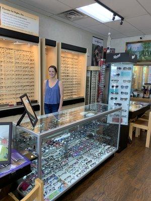 Ready to help pick out the best pair of glasses for you!