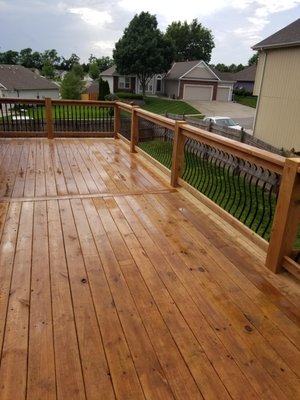 We also design and build decks!