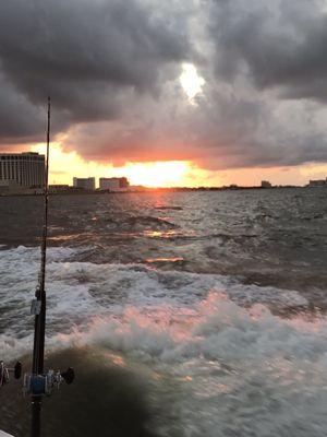 The view from the boat