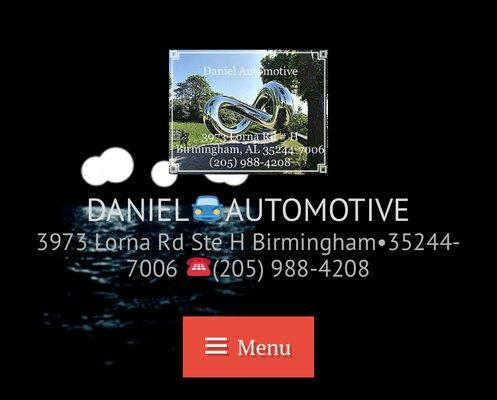 Daniel Auto Inc.
 Auto Repair Shop in Birmingham Alabama
 Lorna Rd Close To Galleria