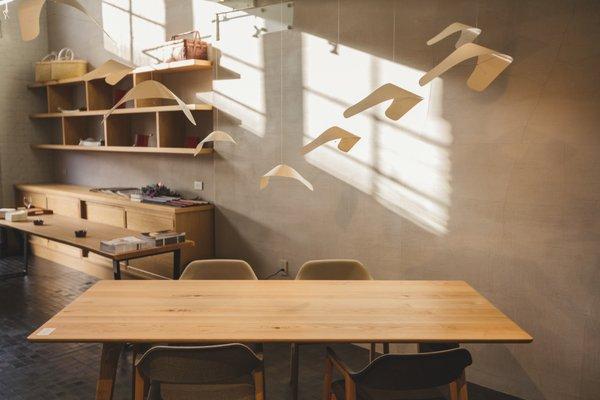 TEN Dining Table and Armchairs designed by Michael Schneider