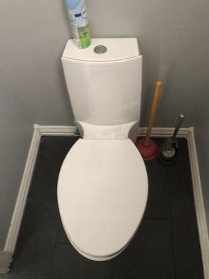 Toilet install