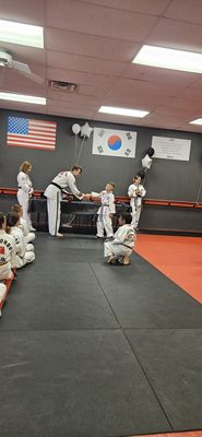 Belt ceremony