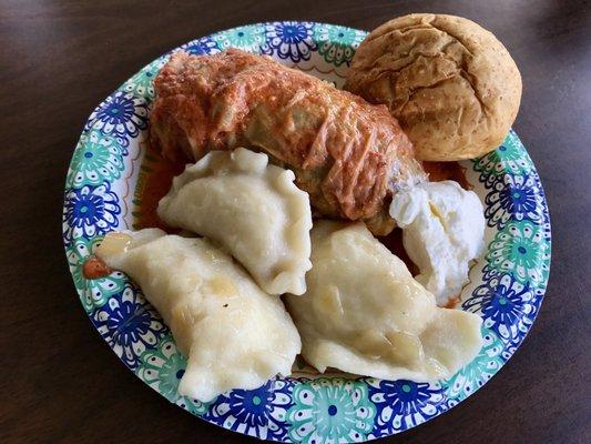 Ukrainian Platter: Washington Ukrainian Festival.