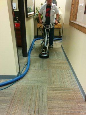 Commercial carpet cleaning