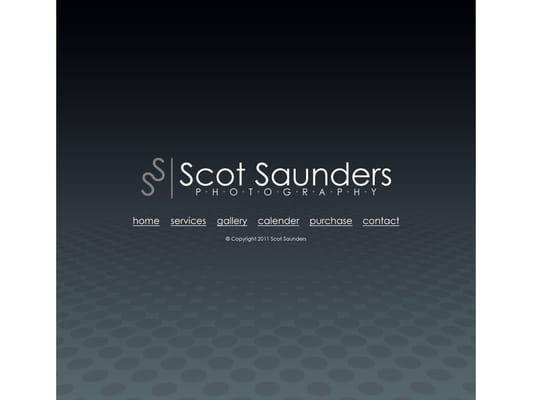 Website Layout Design for Scot Saunders Photography