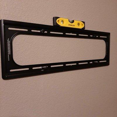 65 in wall mount