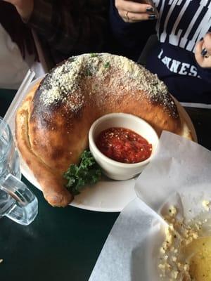 Calzone! Huge & full of cheese!