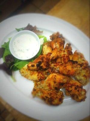 Garlic Parmesan crusted wings