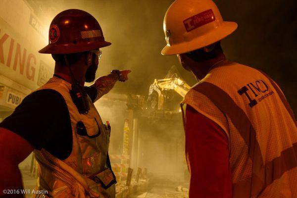 IMCO workers at Yesler Bridge project, Seattle, WA.