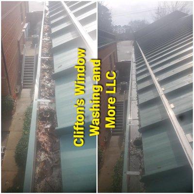 Gutter cleaning Clifton's Window Washing and More LLC