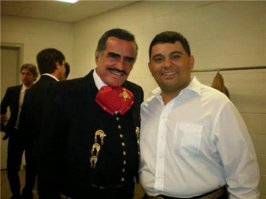 Con Don Vicente  Fernández