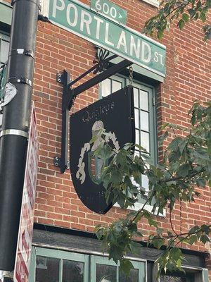 Love the Portland sign with the Quigley's sign