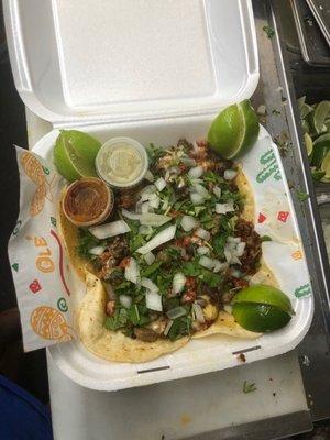 Carne asada Tacos