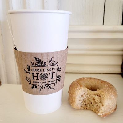 Stop in for a latte and a donut!