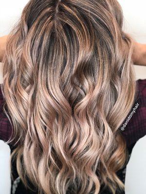 Highlights and rose gold!