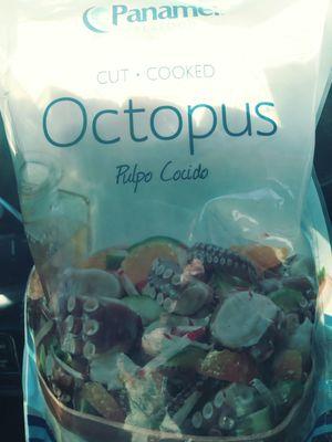 Frozen Octopus chunks.