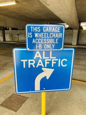 Sign at Entrance and Exit on Assembly Street.