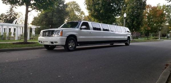 Wedding at The Rose Garden with Three Rivers Limousine.