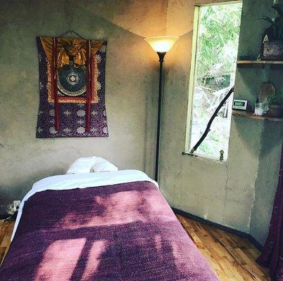 My massage oasis. Find yourself here.. surrounded by nature, only minutes from downtown but a world away.