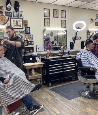 Barber shop interior